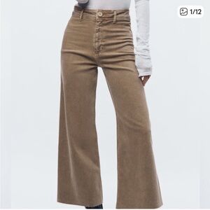 Zara the marine high waist wide leg jeans